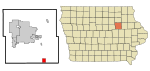 Black Hawk County Iowa Incorporated and Unincorporated areas La Porte City Highlighted